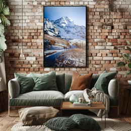 Majestic Mountain Trek Poster