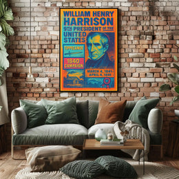 William Henry Harrison 9th President Poster