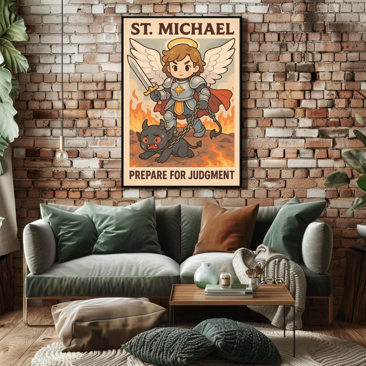 St. Michael Prepare For Judgment Poster