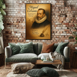 Miguel De Cervantes The Quintessential Poster