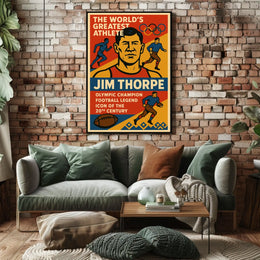 The Worlds Greatest Athlete Jim Thorpe Poster