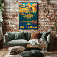 Mount Rushmore in South Dakota Poster