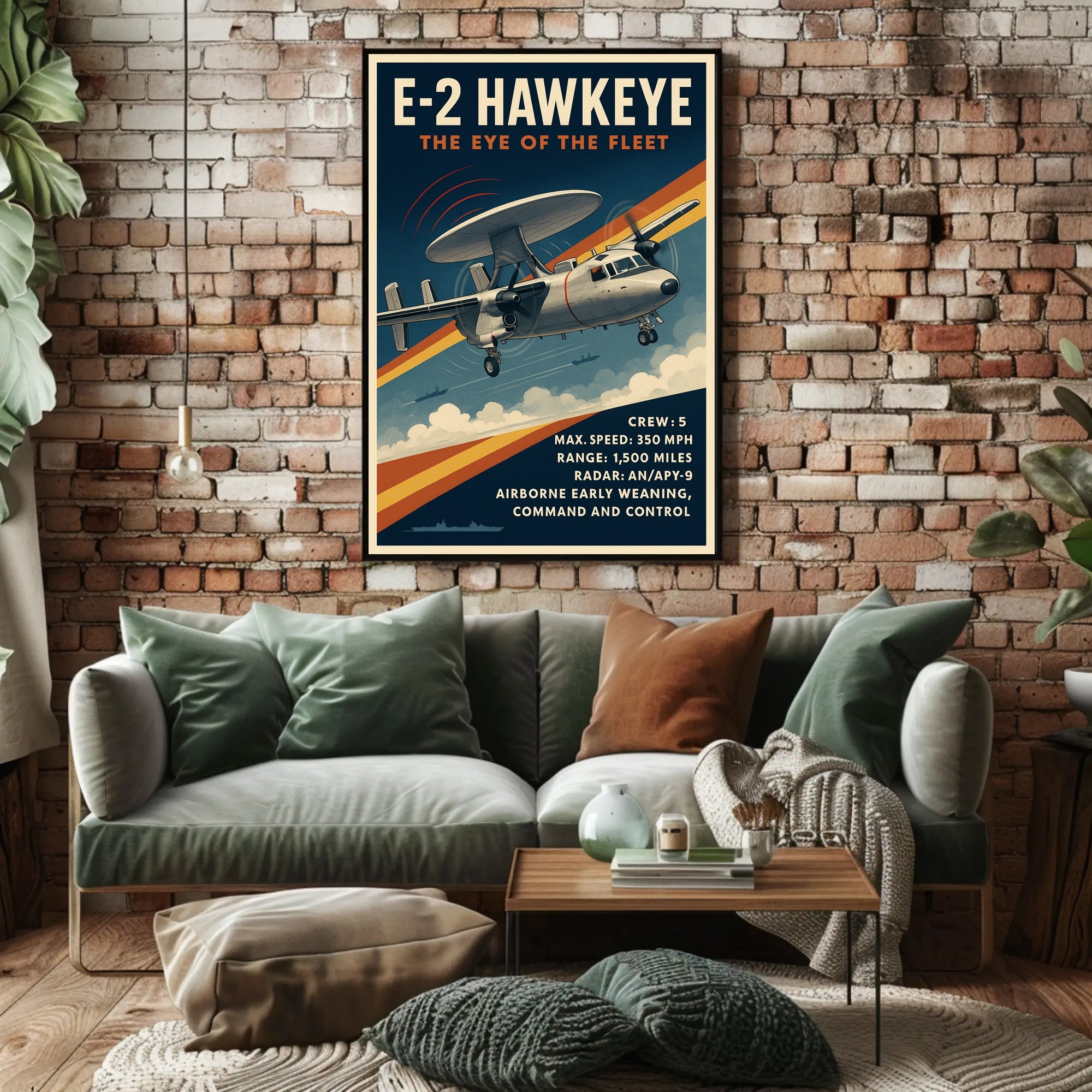 E-2 Hawkeye The Eye Of The Fleet Poster