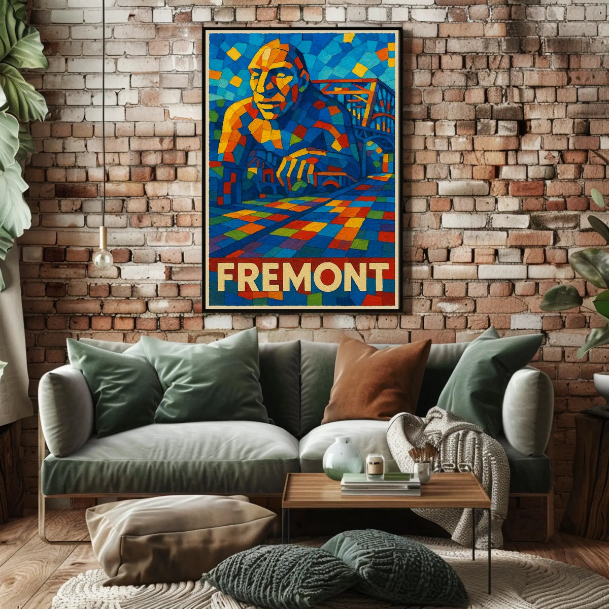 Fremont Mosaic Art Poster