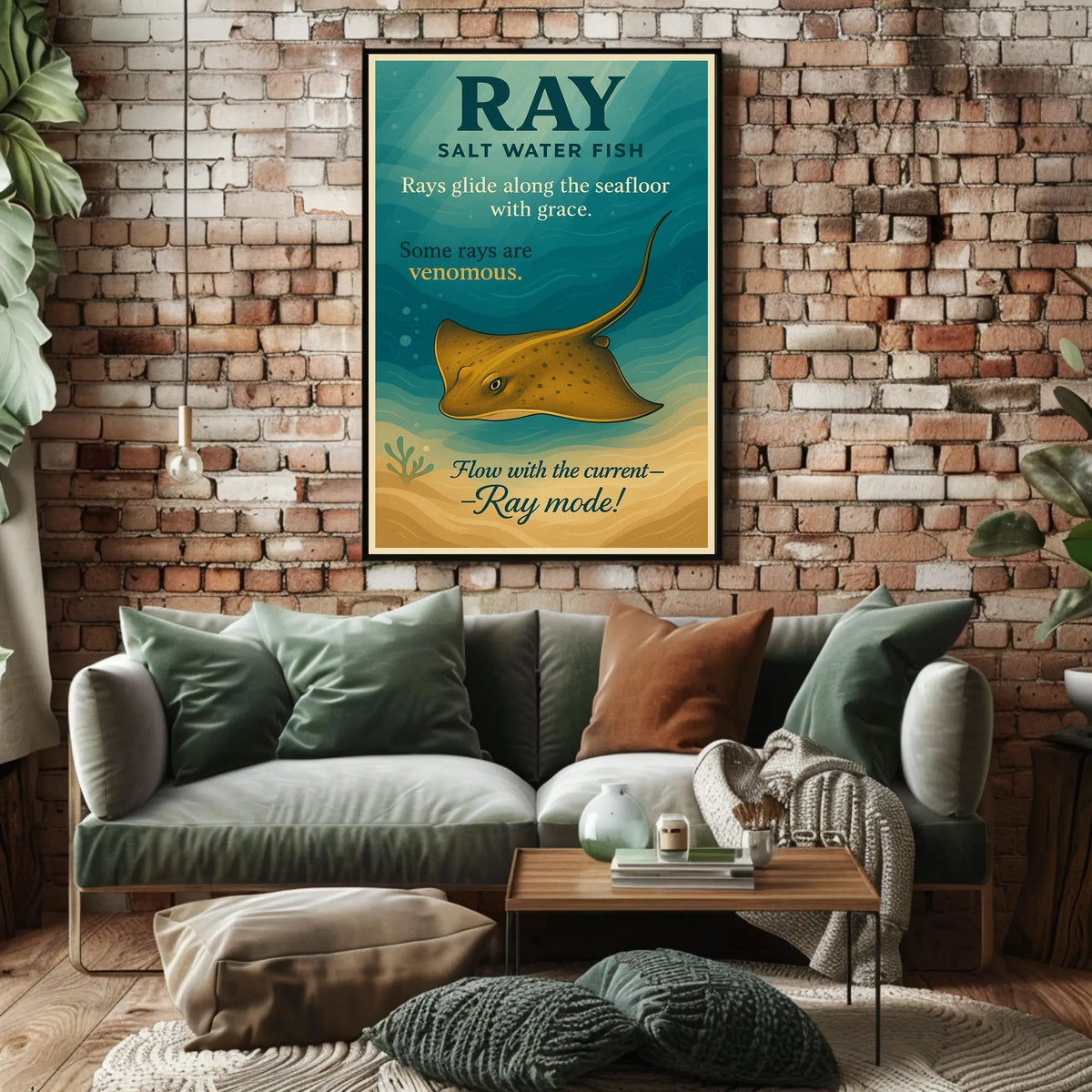 Rays Graceful Sea Dwellers Poster