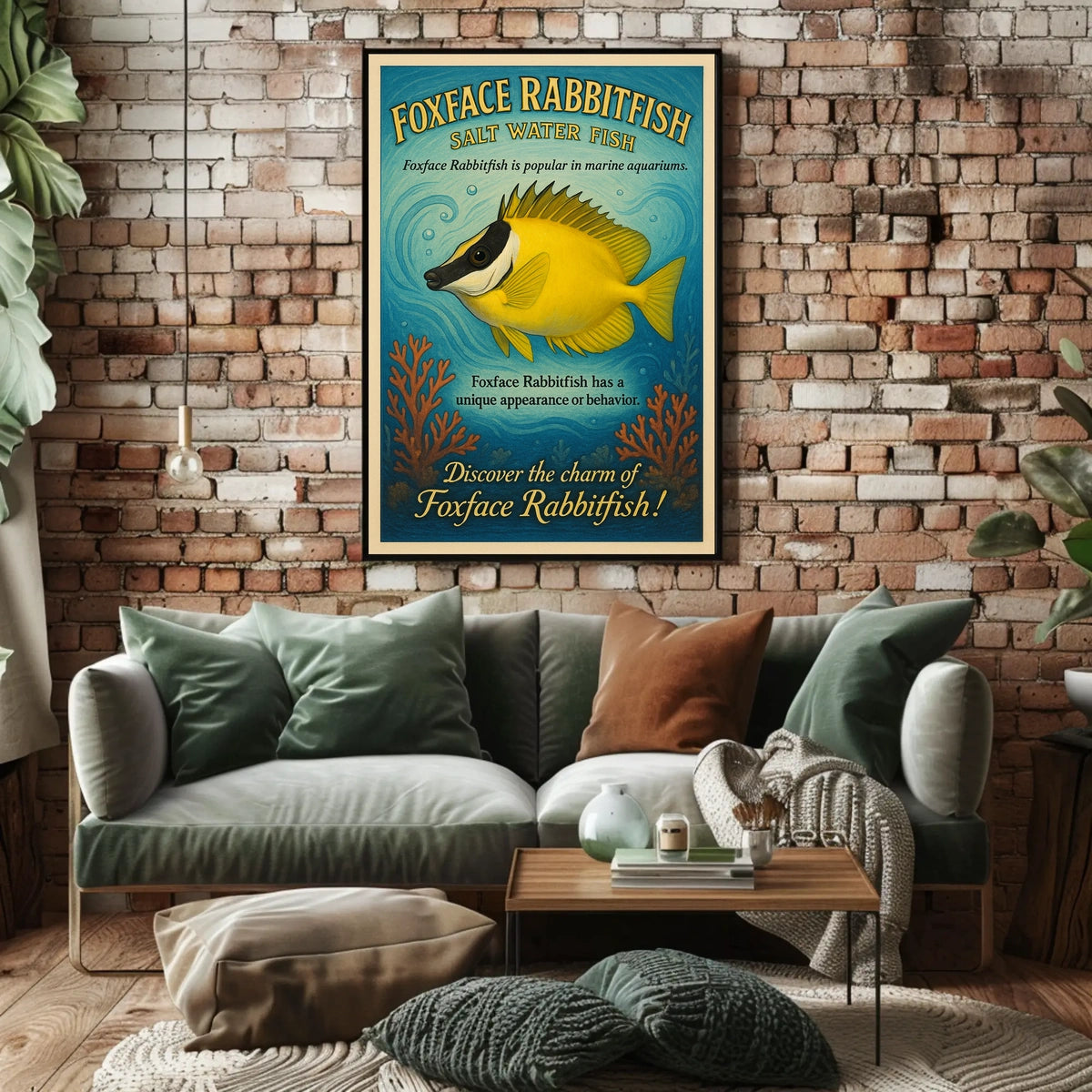 Discover the Charm of Foxface Rabbitfish Poster