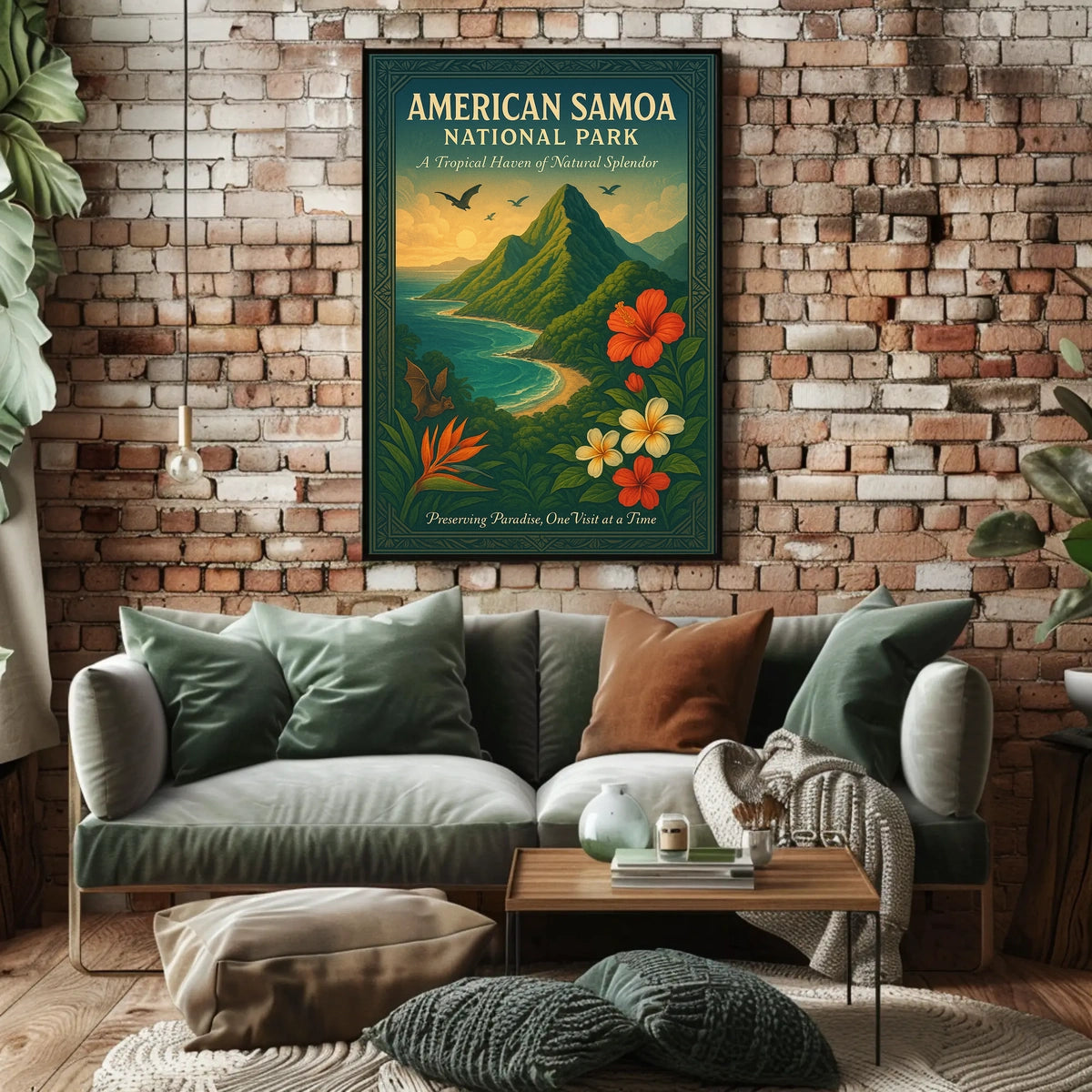 American Samoa Beauty National Park Poster