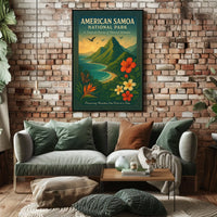 American Samoa Beauty National Park Poster