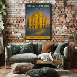 Duomo Di Milano A Testament To Gothic Poster