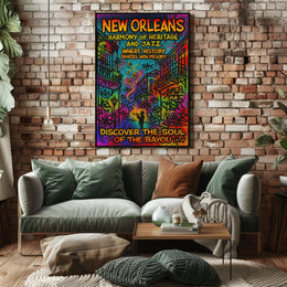 New Orleans Harmony Of Heritage And Poster