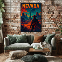 Nevada A Futuristic Frontier Poster