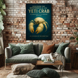 Discover the Mysteries of the Yeti Crab Poster