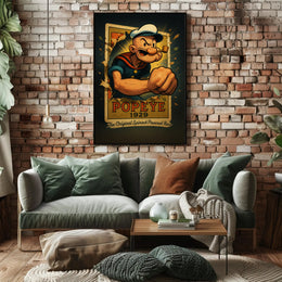 Classic Cartoon Hero Pop Culture Poster