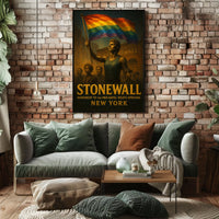 Stonewall Monument To The 1969 Lgbtq Poster