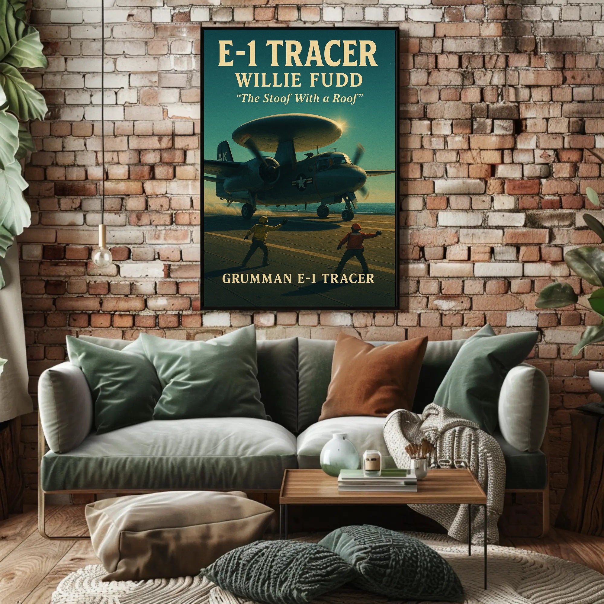 Grumman E-1 Tracer Military Recruitment Poster