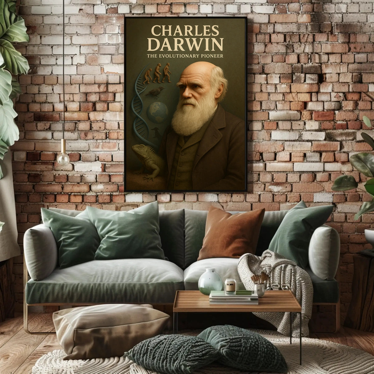 Charles Darwin The Evolutionary Poster