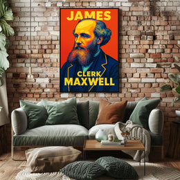 James Clerk Maxwell Poster