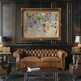 Floral Symphony: An Artistic Flower Poster