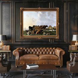 Serene Countryside Scene Pastoral Heritage Poster