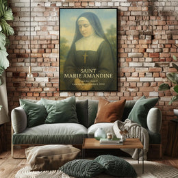 Saint Marie Amandine Poster