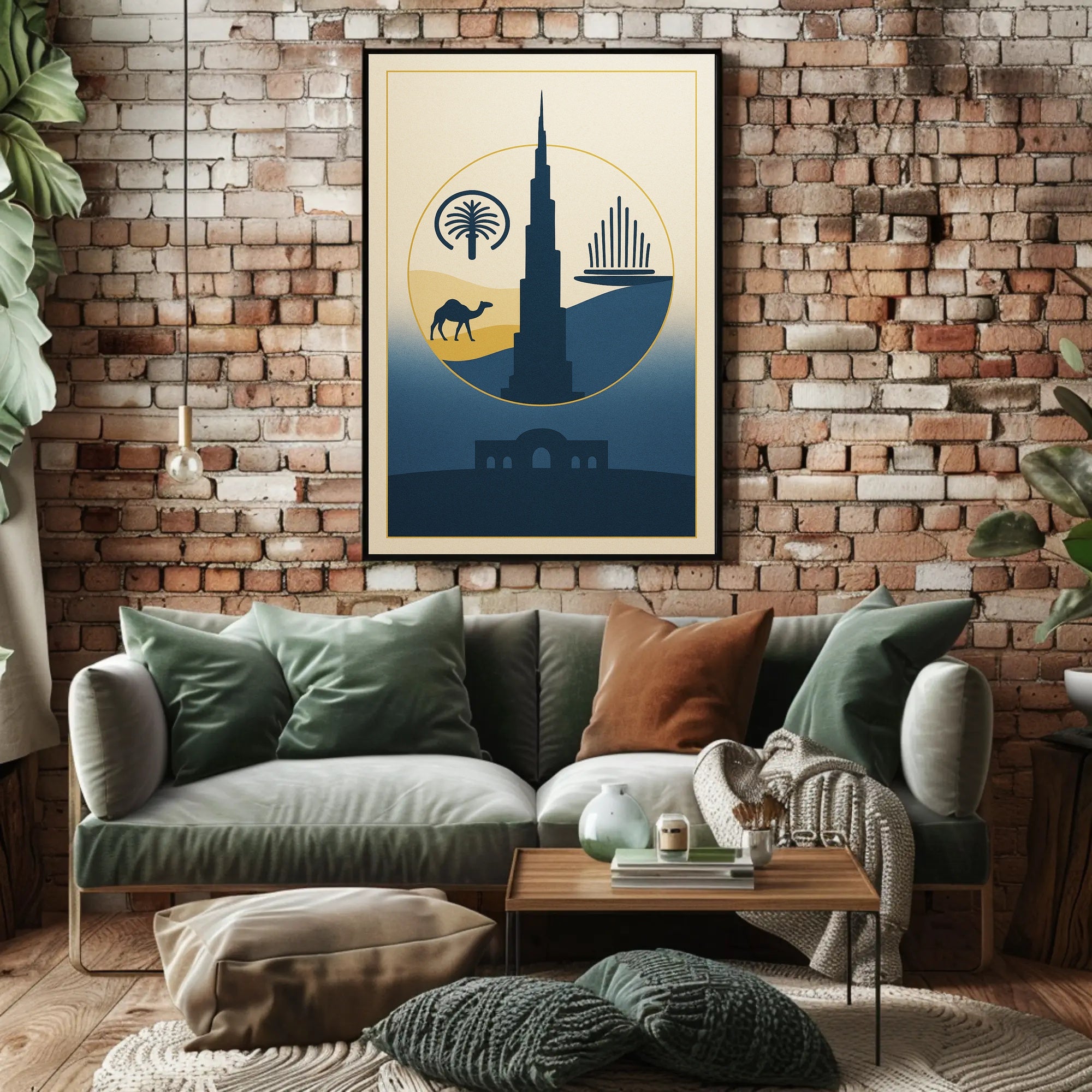 Iconic Landmarks of the Desert Poster
