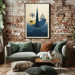 Iconic Landmarks of the Desert Poster