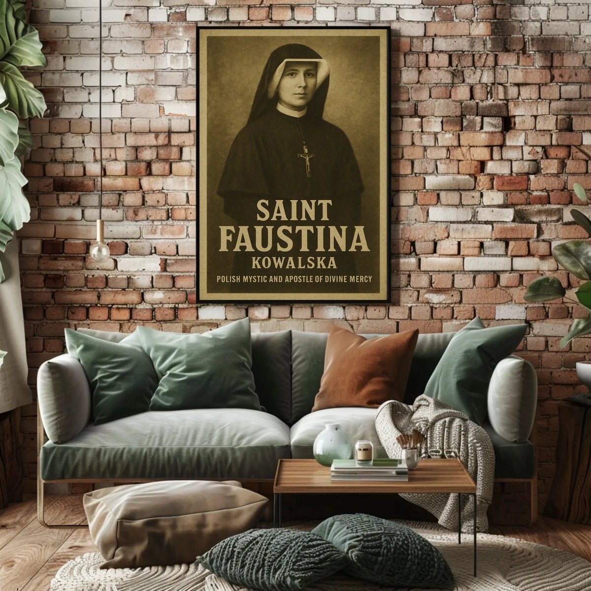 Saint Faustina Kowalska Poster