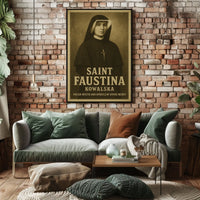 Saint Faustina Kowalska Poster