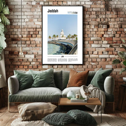 Jeddah Skyline: The Modern Cultural Heritage Travel Poster PosterGoat