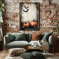 Halloween Vibe: Spooky Autumn Night Artistics Poster