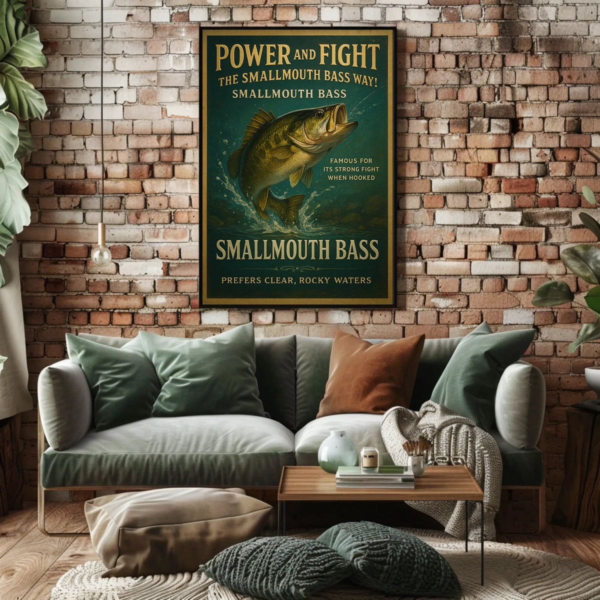 Power and Fight The Smallmouth Bass Way Poster
