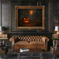 Gothic Haunted Spooky Halloween Night Poster