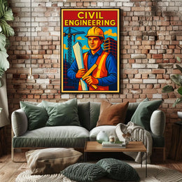 Civil Engineering Vision Poster