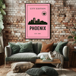 Phoenix City Edition Poster PosterGoat