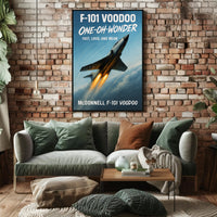 F-101 Voodoo One-Oh-Wonder Poster PosterGoat