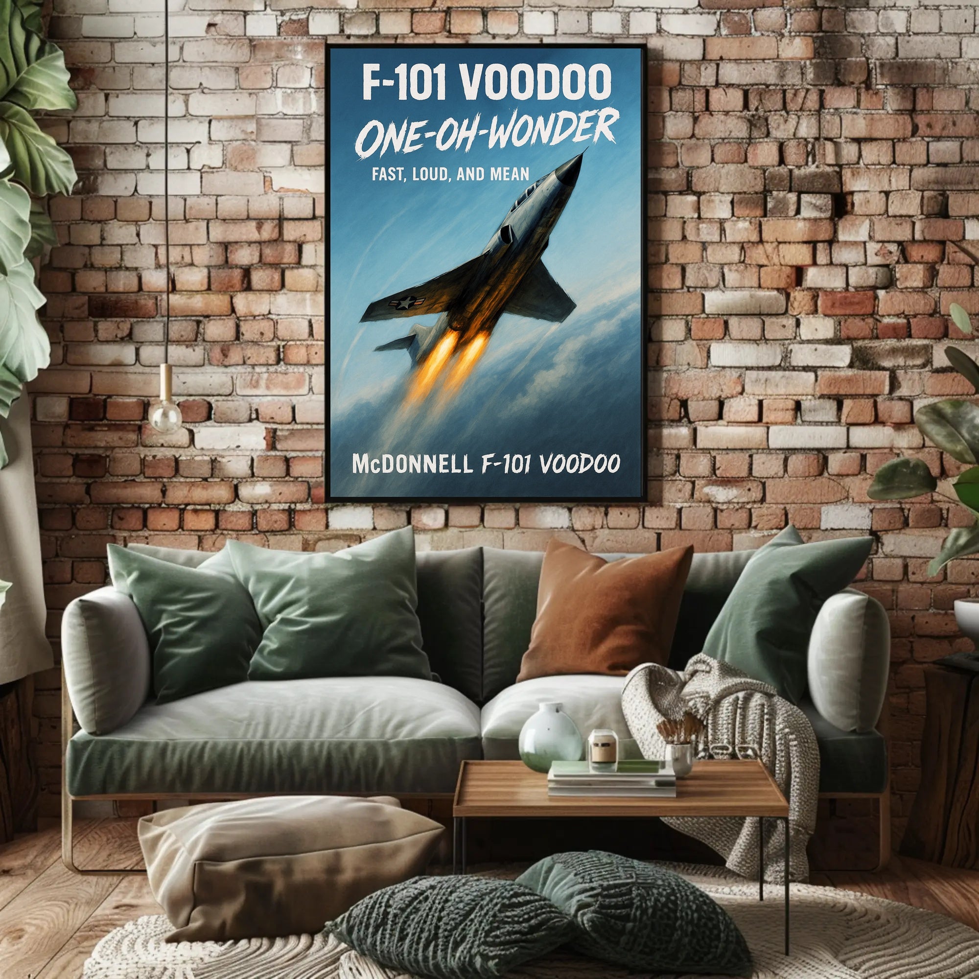 F-101 Voodoo One-Oh-Wonder Poster PosterGoat