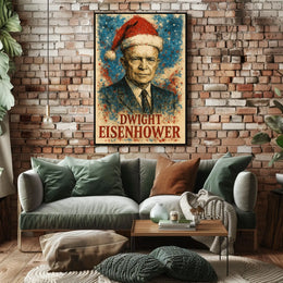 Dwight D. Eisenhower 34th President of the United States Christmas SeriesPoster