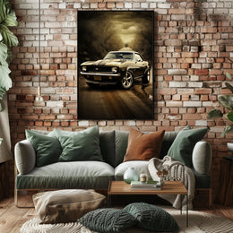 Classic Muscle on the Open Road Poster PosterGoat