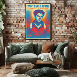Saint Carlo Acutis Cyber Apostle Of Poster
