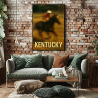 Kentucky Horse Racing Poster