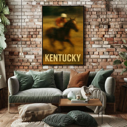 Kentucky Horse Racing Poster