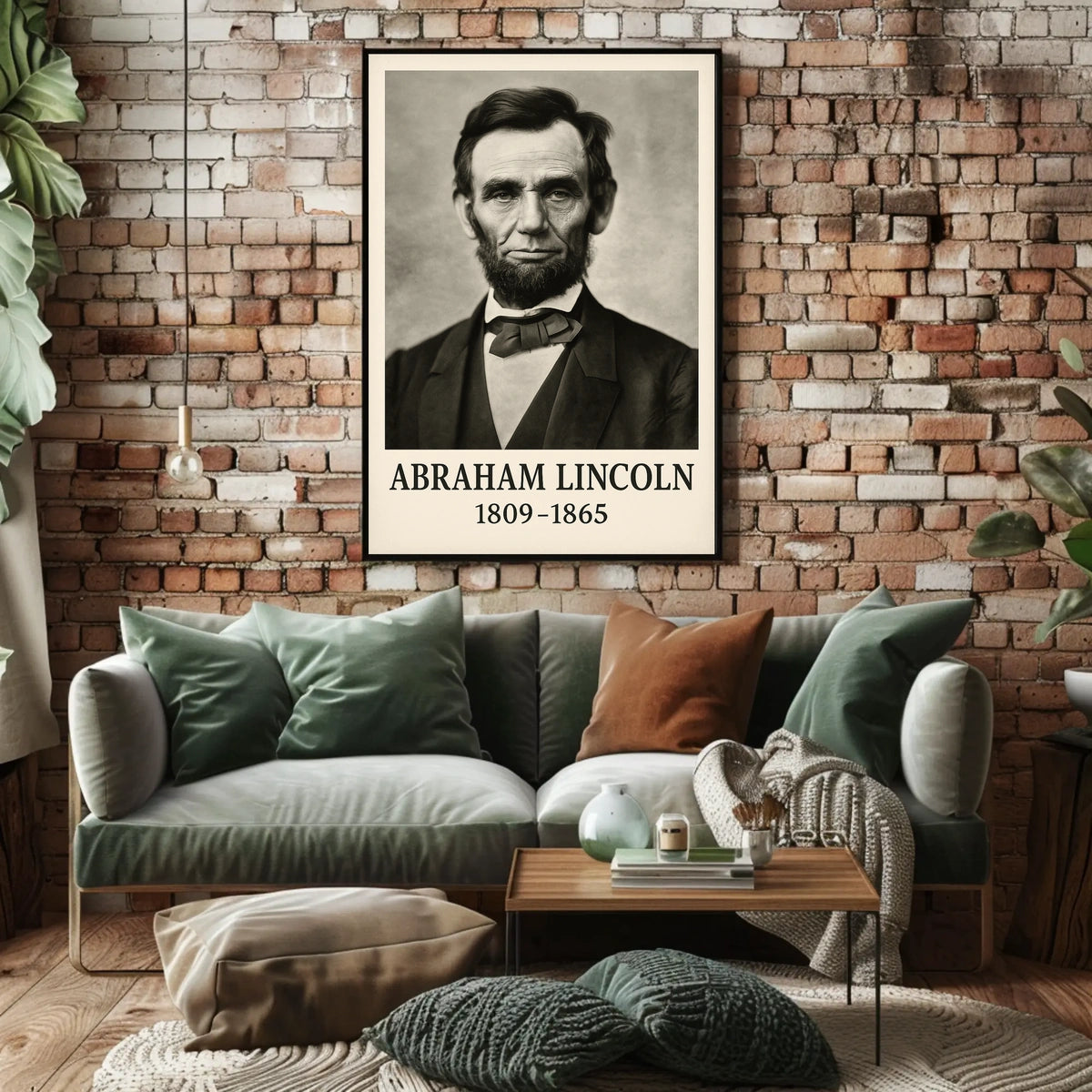 Abraham Lincoln Tribute Photography Poster