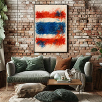 Abstract National Colors Poster