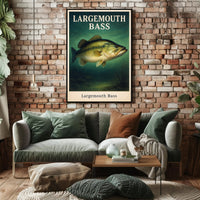 Largemouth Bass Poster PosterGoat