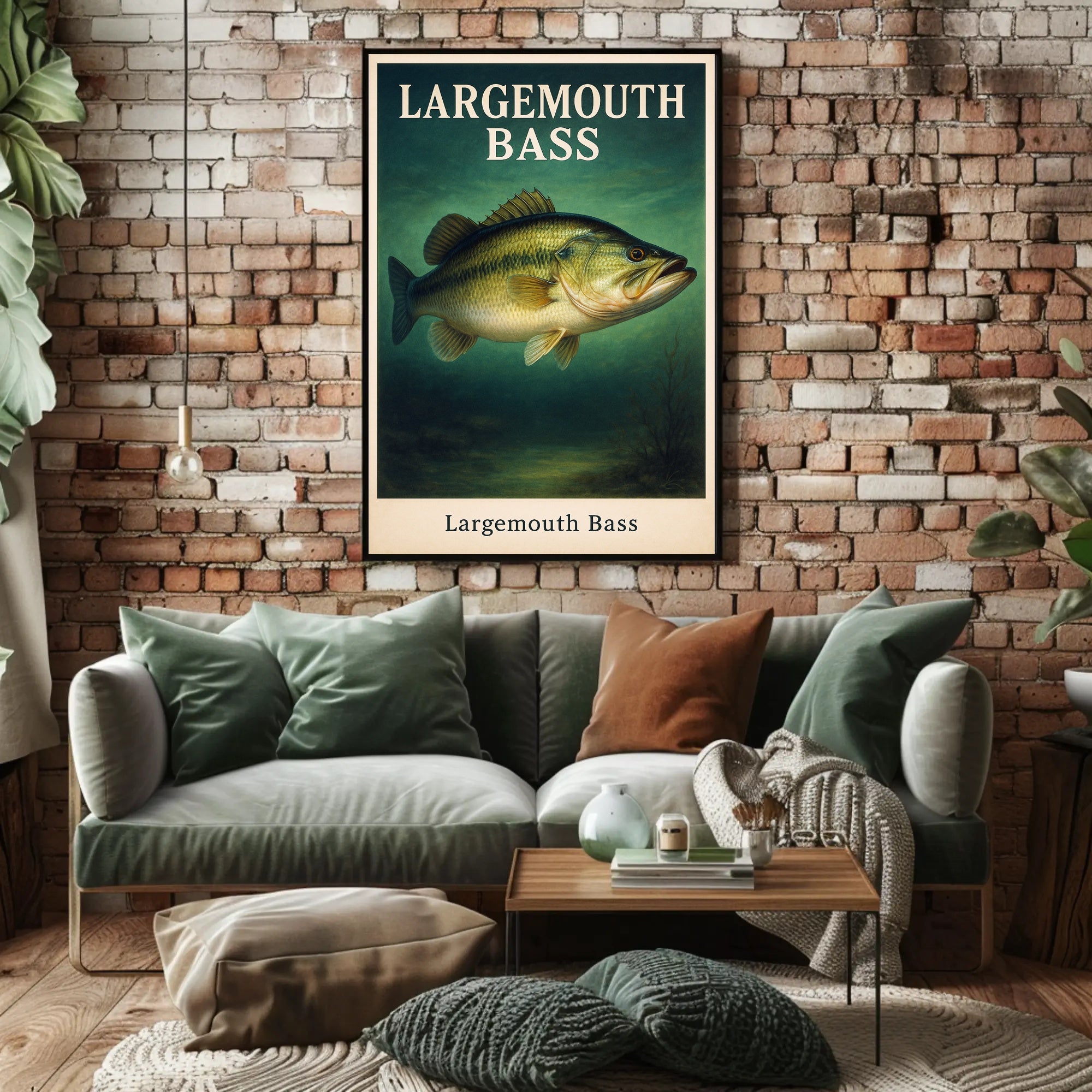 Largemouth Bass Poster PosterGoat