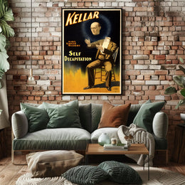 Magic Illusion Vintage Poster for Theatrical Mystery Lovers