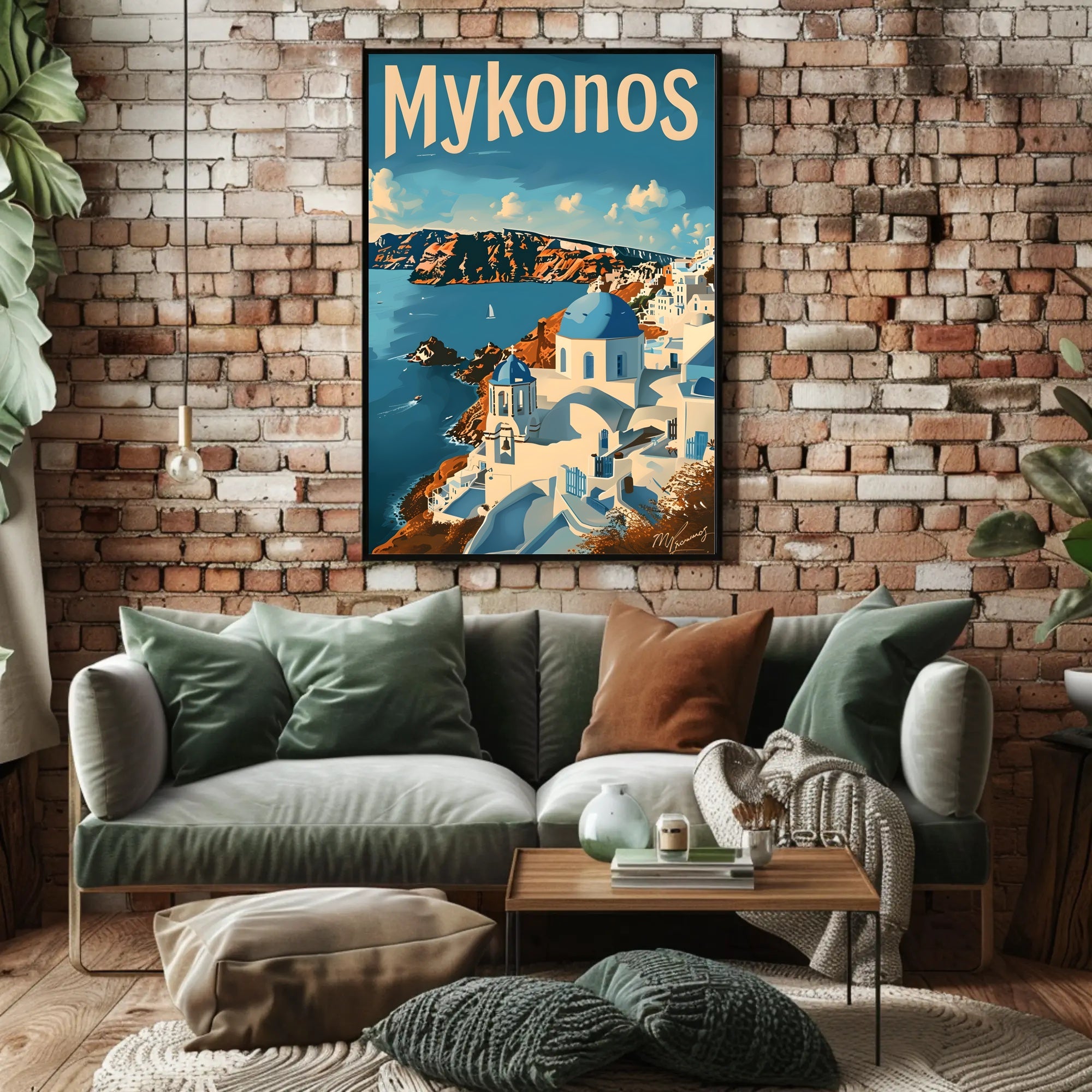 Mykonos Dreamscape Poster