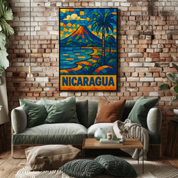 Vibrant Nicaragua Poster