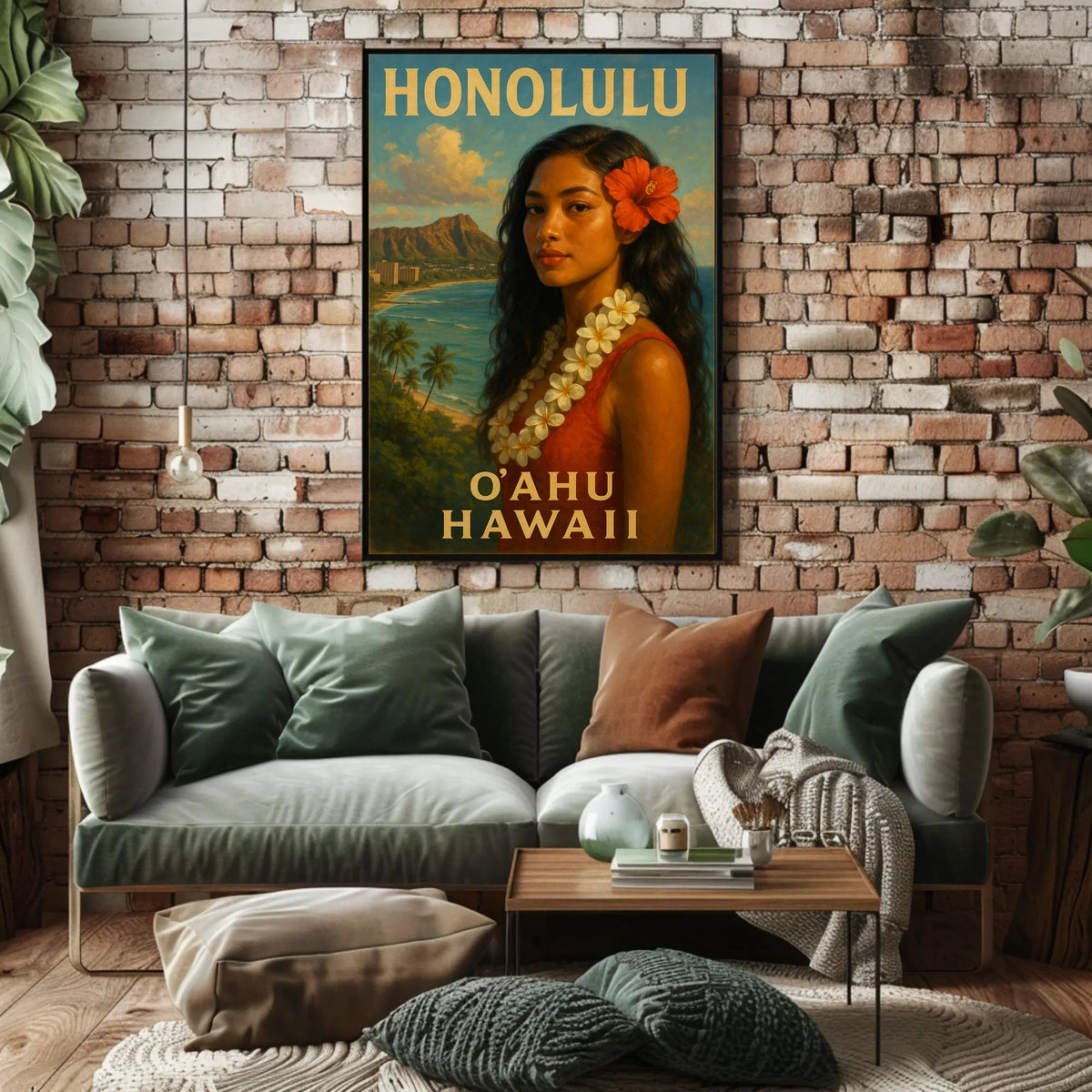 Honolulu Oahu, Hawaii Poster
