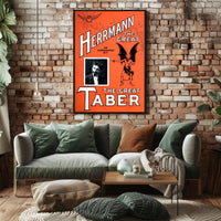 Herrmann the Great Vintage Magic Performance Poster